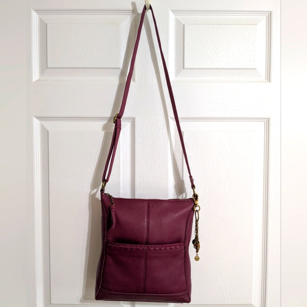 The Sak women's leather crossbody purse